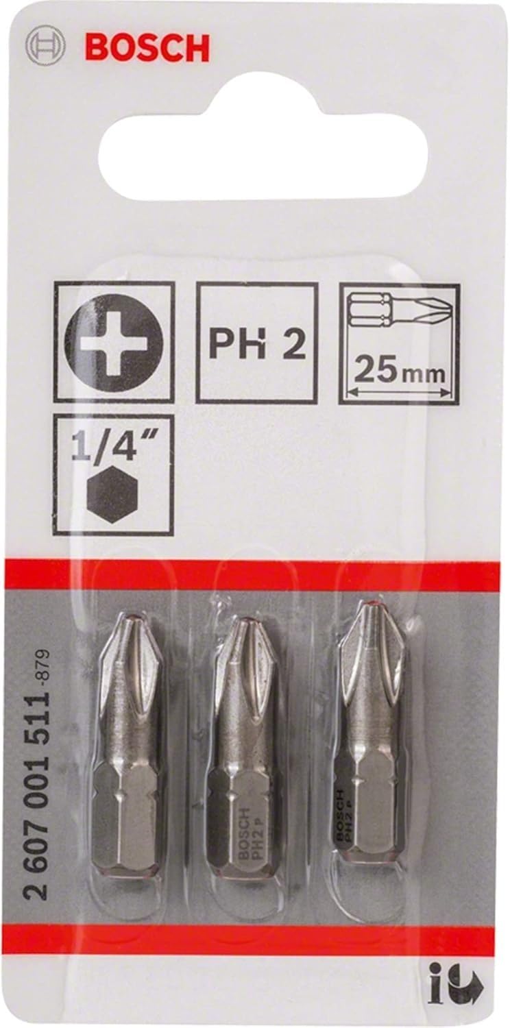 Bosch Blue 2607001511 25 Mm Extra Hard Screwdriver Bit