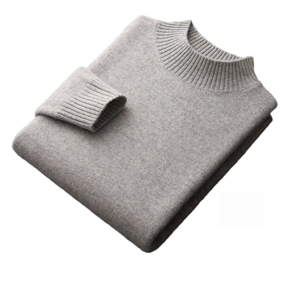 Maglione di lana da uomo ispessito maglione lavorato a maglia maglione di cashmere casual giacca calda