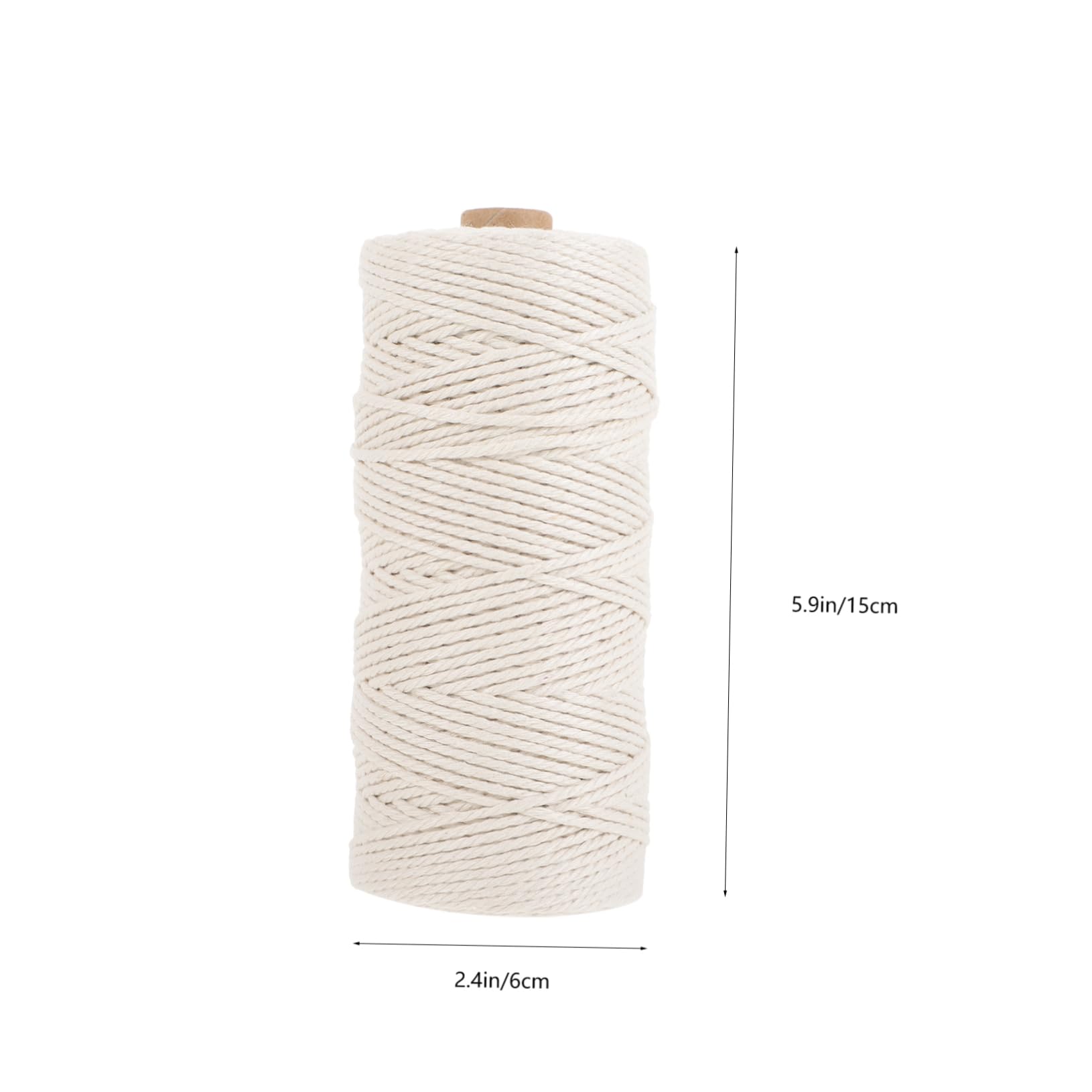 ARTIBETTER 1Roll Cotton Meat Binding Rope Durable Sausage Casing Twine for Beef Steak and Sausage Cooking Multi Purpose Kitchen Twine for Gardening and Crafts Safe