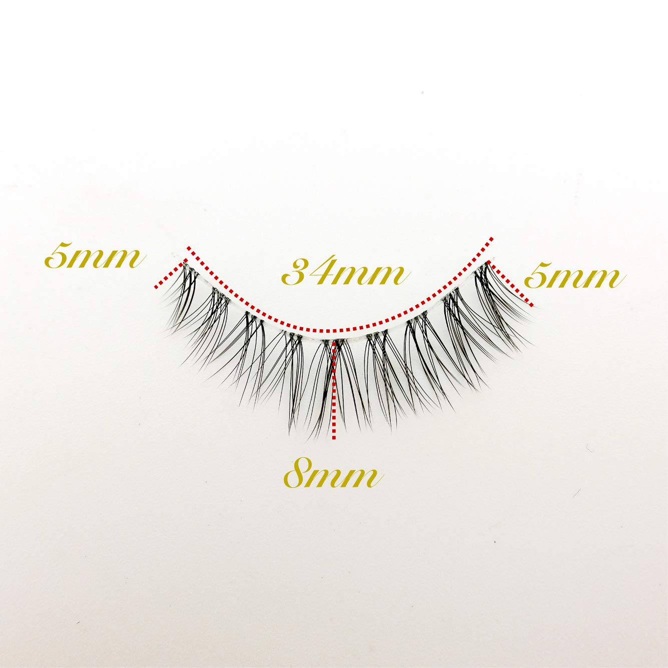 Amazon | LASHVIEW つけまつげ ナチュラル 自然 アイラッシュ 中央