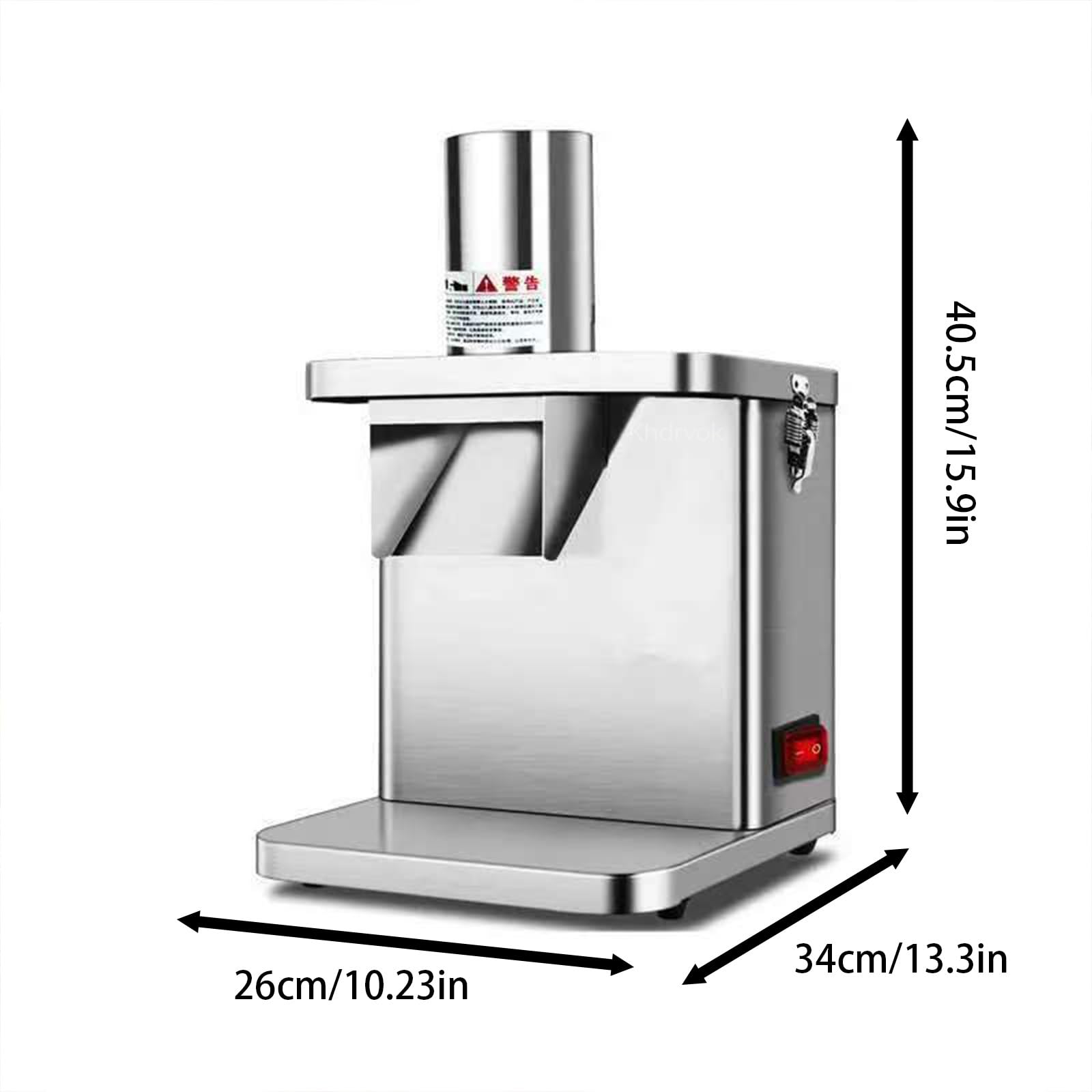 Elektrischer Gemüsezerkleinerer, 200 W, mit Schneiden, Raspeln und Würfeln. | Küchenmaschine, schneidet Zwiebeln, Kartoffeln, Karotten, bereitet Salate zu, ideal for private und gewerbliche Küchen.