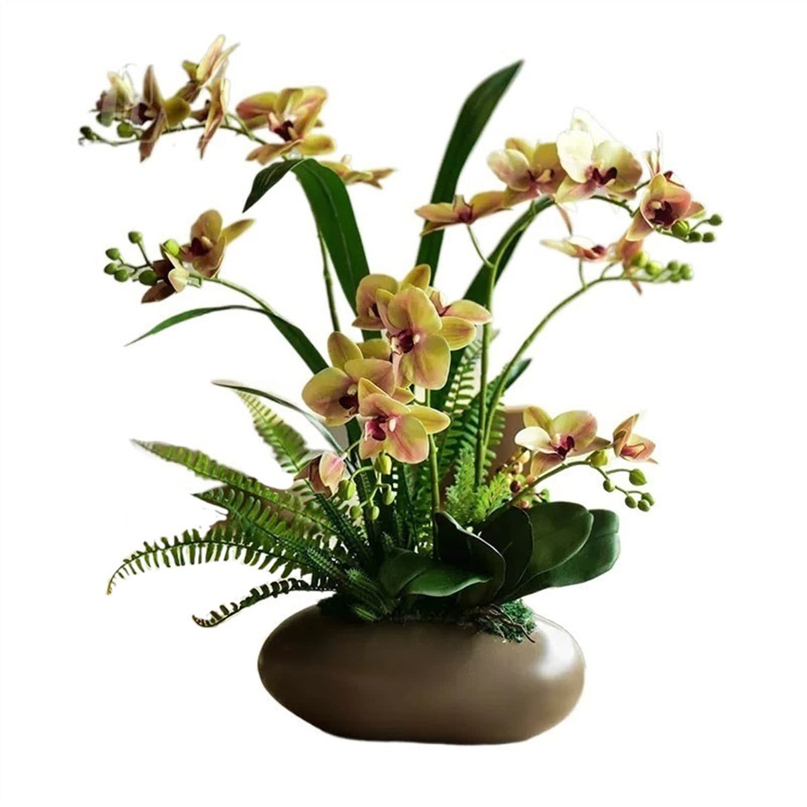Phalaenopsis bonsai fausses plantes de simulation ornement de bureau