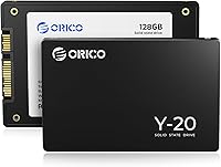 ORICO Y20 128GB 2.5-Inch SATA III SSD - 500MB/s Read Speed, 3D NAND for Laptops, Desktops, NAS & DIY Drives