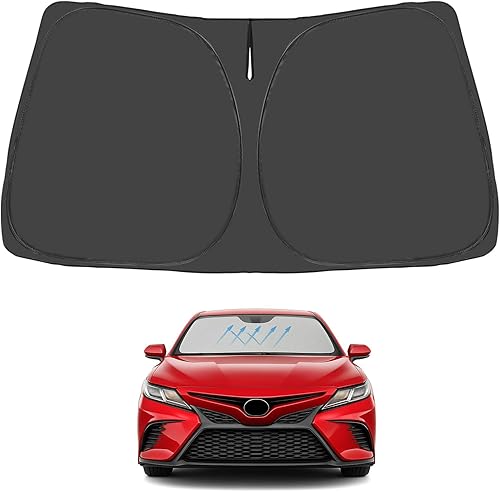 Miniatura 552 de Proadsy Parasol para parabrisas para Ford F-150 2015-2020 F150 Lariat, King Ranch, Platinum, XL XLT Limited Raptor, plegable, protector solar que