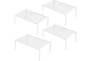 iPEGTOP 4-Tier Kitchen Freezer Cabinet Organizer Shelf