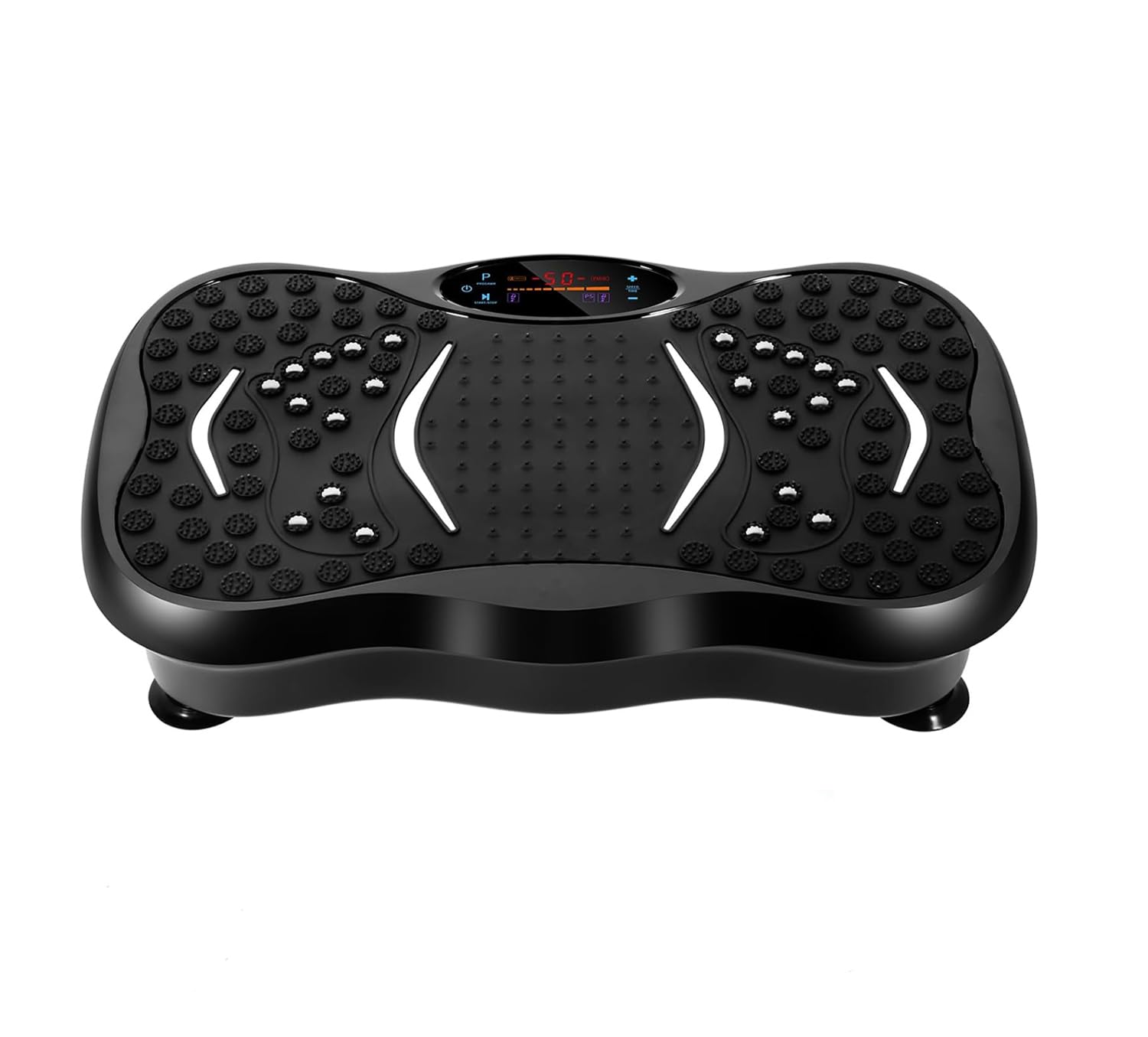 TAITHI Vibration Plate Exercise Machine for Weight Loss & Full Body Workout 120 Speeds, 5 Program Modes, Bluetooth Speaker, Acupressure Magnetic Massage Platform with Remote & Resistance Bands-picture-19