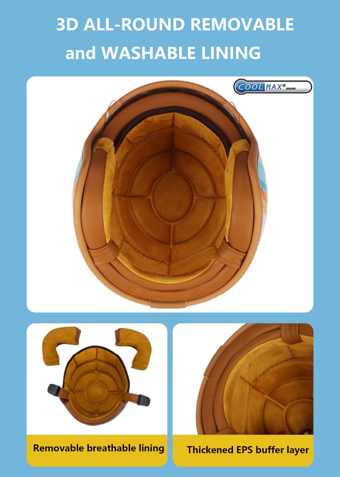 Casco De Motocicleta, Medio Casco Retro De Motocicleta De Cara Abierta 3/4 con Visera, para Hombres Y Mujeres, Scooter ATV Cruiser Casco Aprobado por ECE