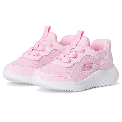 SKECHERS KIDS Skechers Hands Free Slip Ins, Bounder Simple Cute 303585N (Toddler) Girls Shoes Light Pink