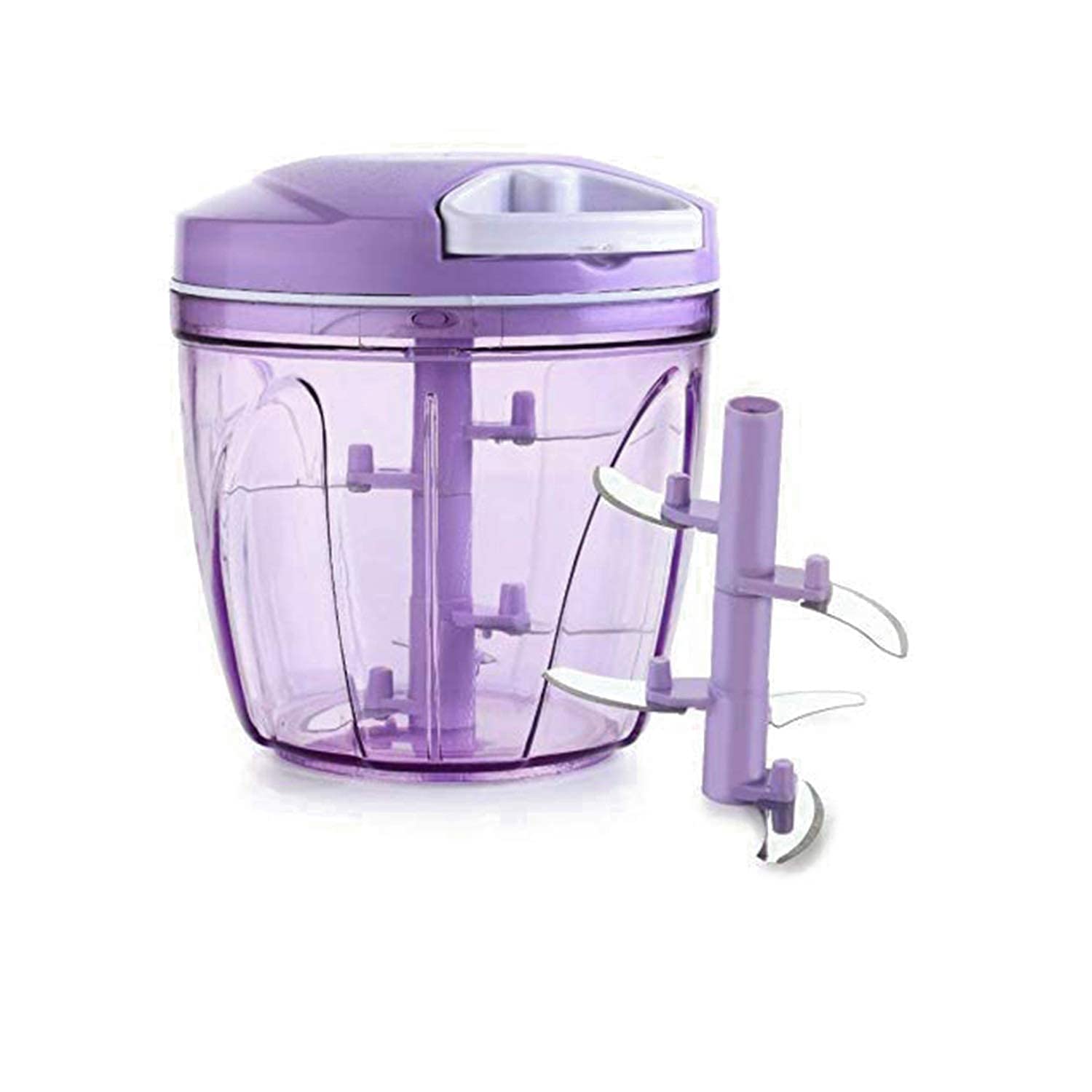 Vegetable Fruit Nut Onion Chopper, Hand Meat Grinder Mixer Food Processor Slicer Shredder Chopper-image-43