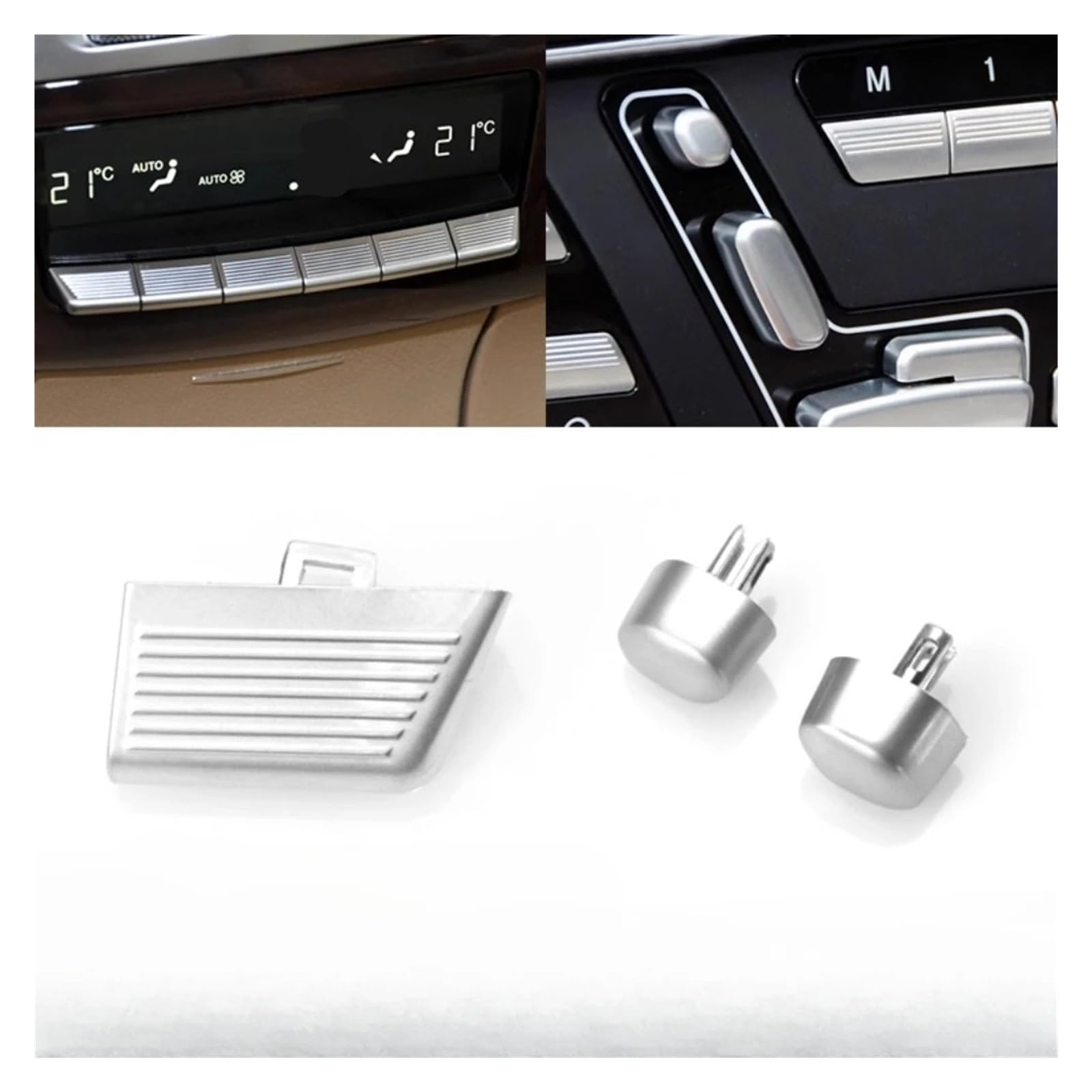 Przycisk pamięci siedzenia Pasuje do Benz klasy S W221 S300 350 400L pokrętło regulacji zagłówka tylnego siedzenia 1 sztuka(Armrest box buttons1)