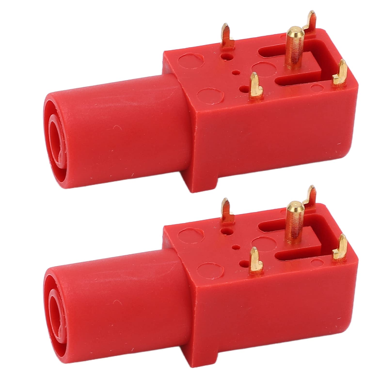 20 Prese A Banana Da Pannello Eujgoov 4mm – Connettori Femmina Placcati Rame – Per Apparecchiature Elettroniche, Industriale E Domestico – Colore Rosso - 3