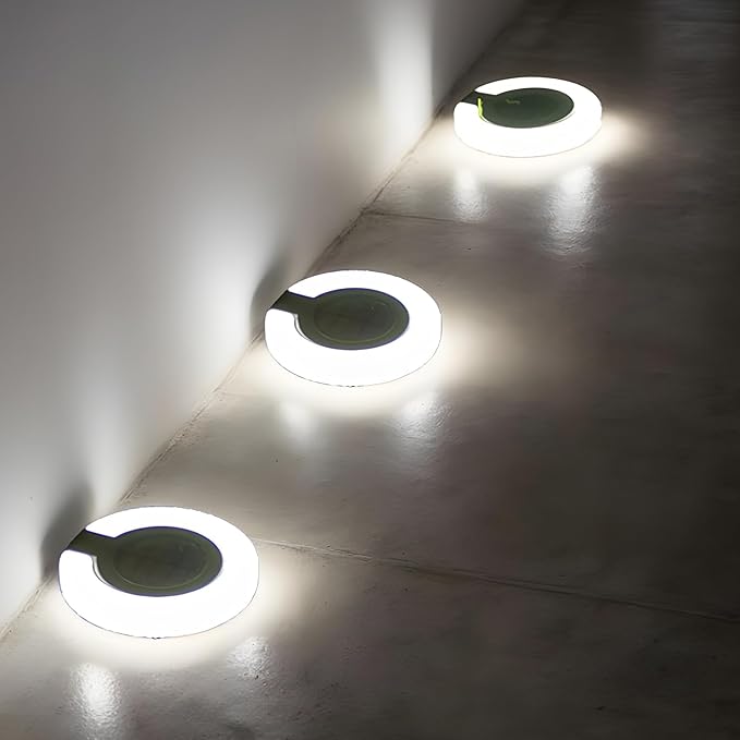 Generic Zonnetuinverlichting, opritverlichting | Zonne-landschapslichten weerbestendig,Auto aan/uit, energiebesparende grondverlichting voor voortuin, pad, terras, trottoir, trap photo 3