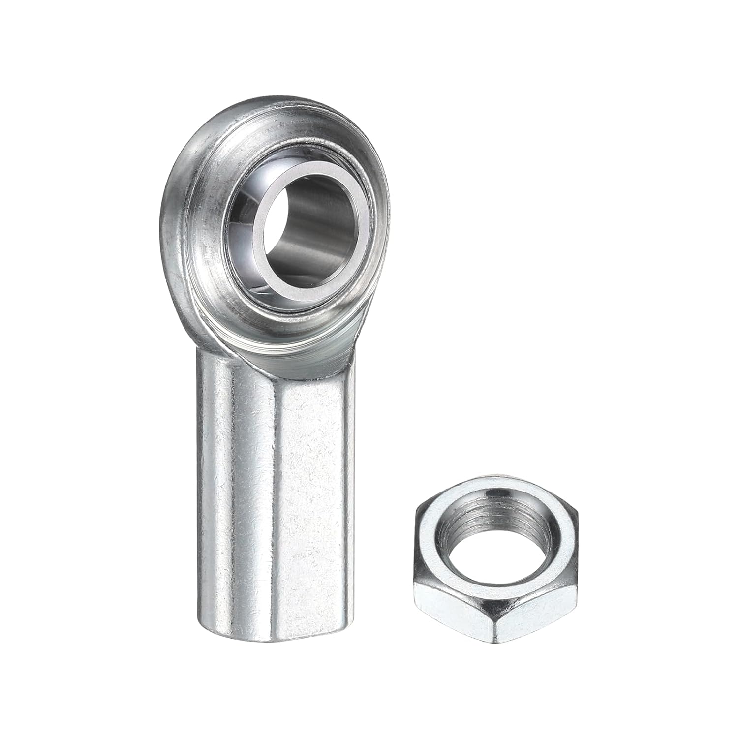 uxcell 2 Pcs CF12 Rod End Bearing 3/4" Bore, RH 3/4-16 UNF Right Hand Female Thread, 1045 Steel Rod Ends Joint with Jam Nut