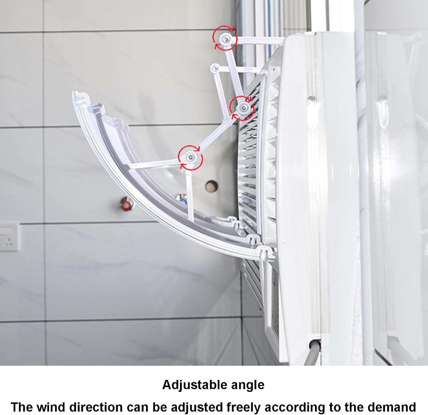 FOUNCY Adjustable Window AC Unit Air Deflector Instruction Manual