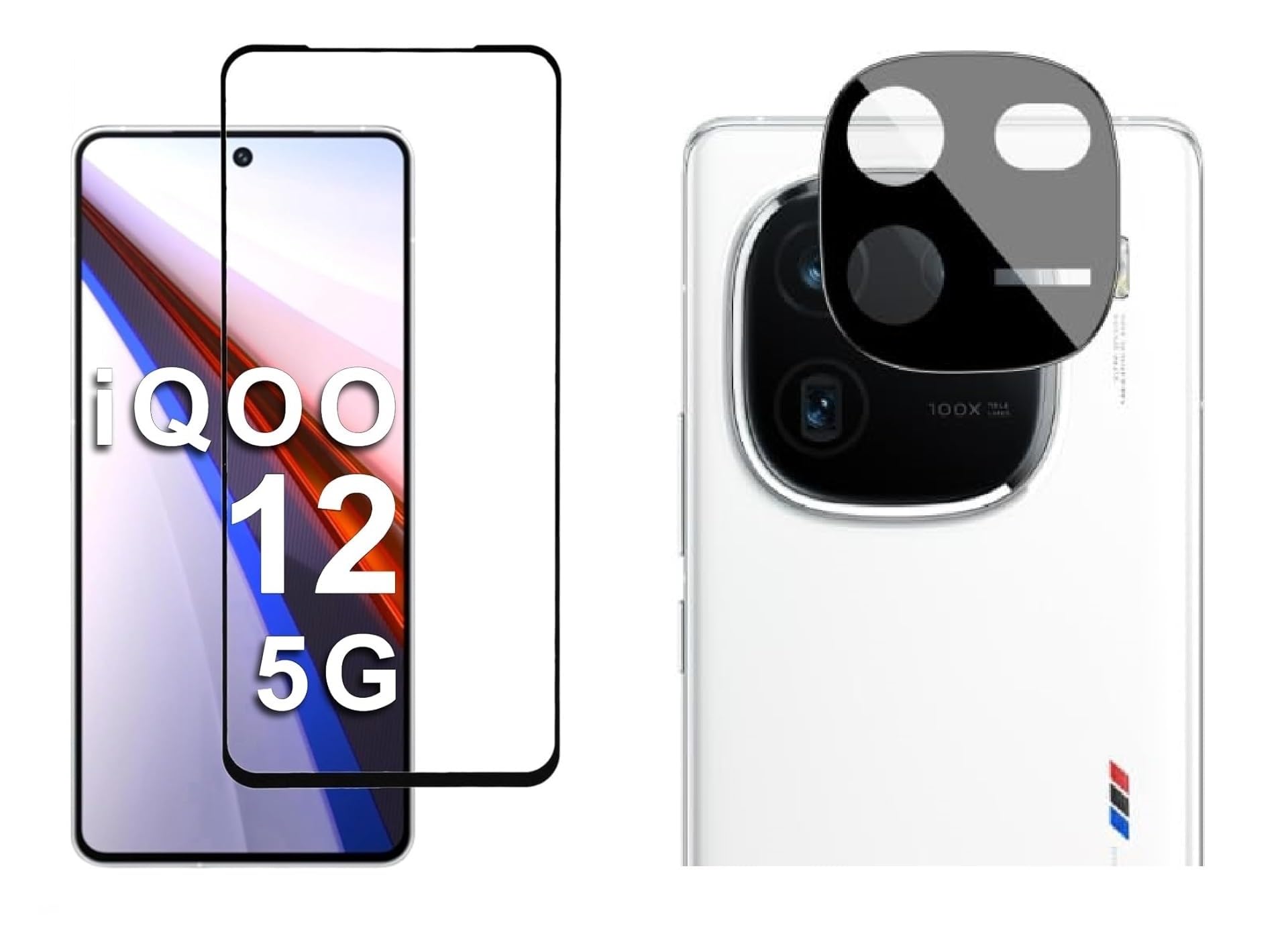 INCLU Premium Edge To Edge Tempered Glass/Camera Tempered Glass/Combo For Vivo IQOO 12 5G (B0CS9XDWHJ) Amazon Price History, Amazon Price Tracker
