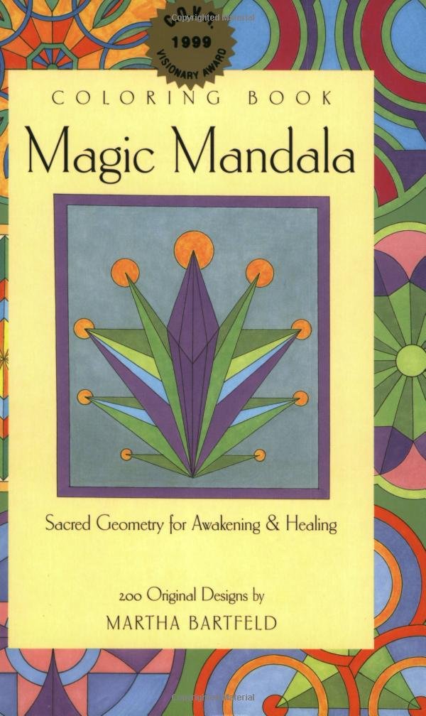 Livre de coloriage mandala magique anti stress pour chasser l'anxiété adulte