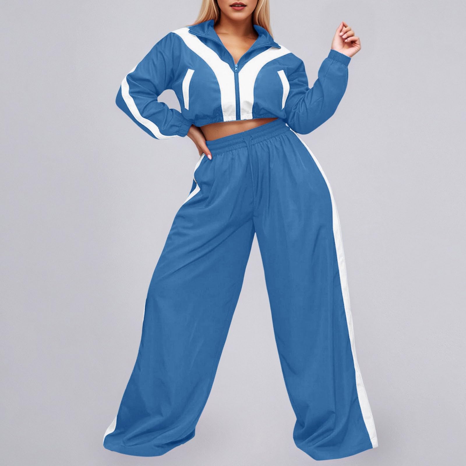 Survêtement de sport pour femme - Veste ample et pantalon - Survêtement