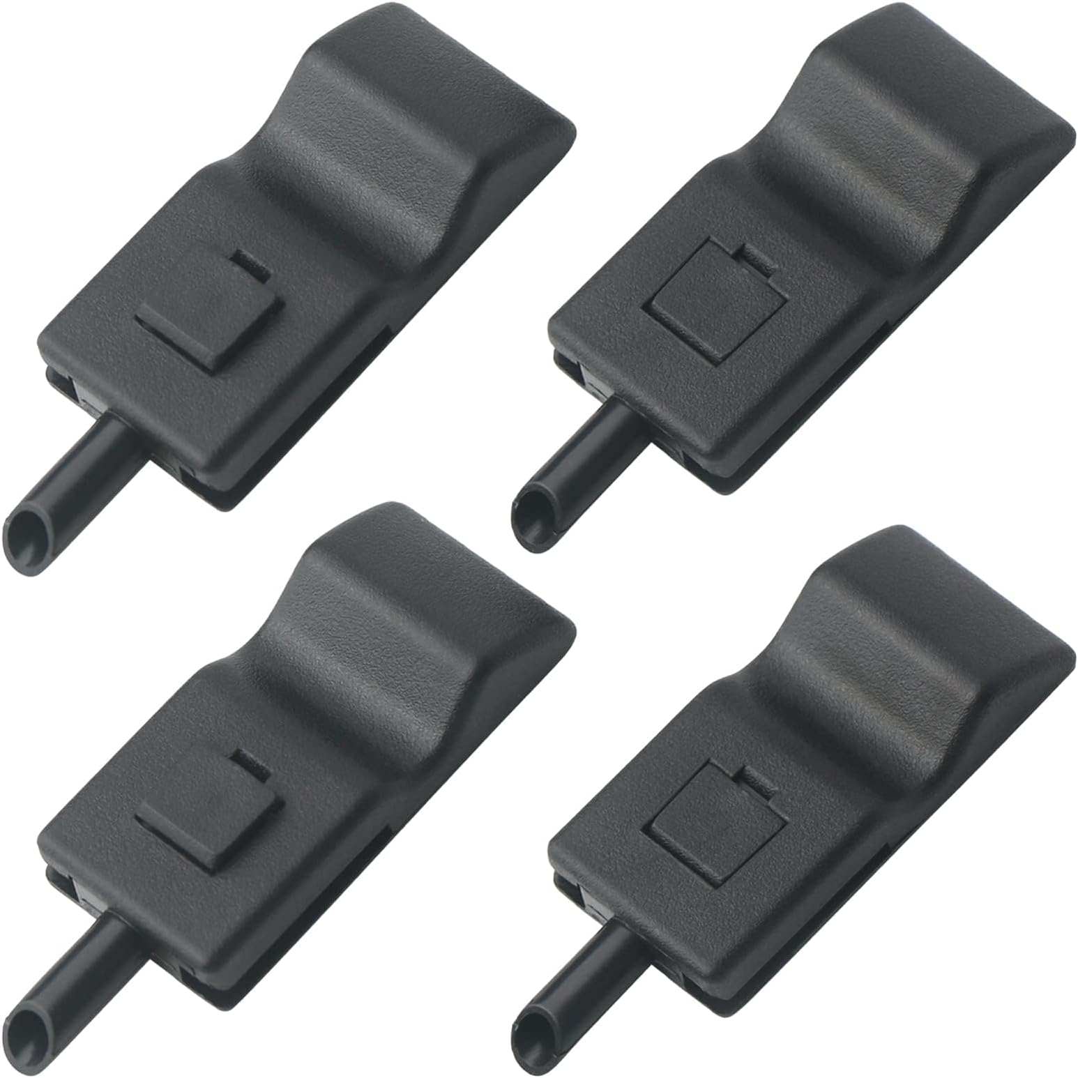Door Lock Knob Set (4-Pack) - Compatible with Chevy 2007-2014 Silverado Avalanche Suburban Tahoe & with GMC Sierra Yukon with Cadillac Escalade - Replaces OE 15844616, 25862454