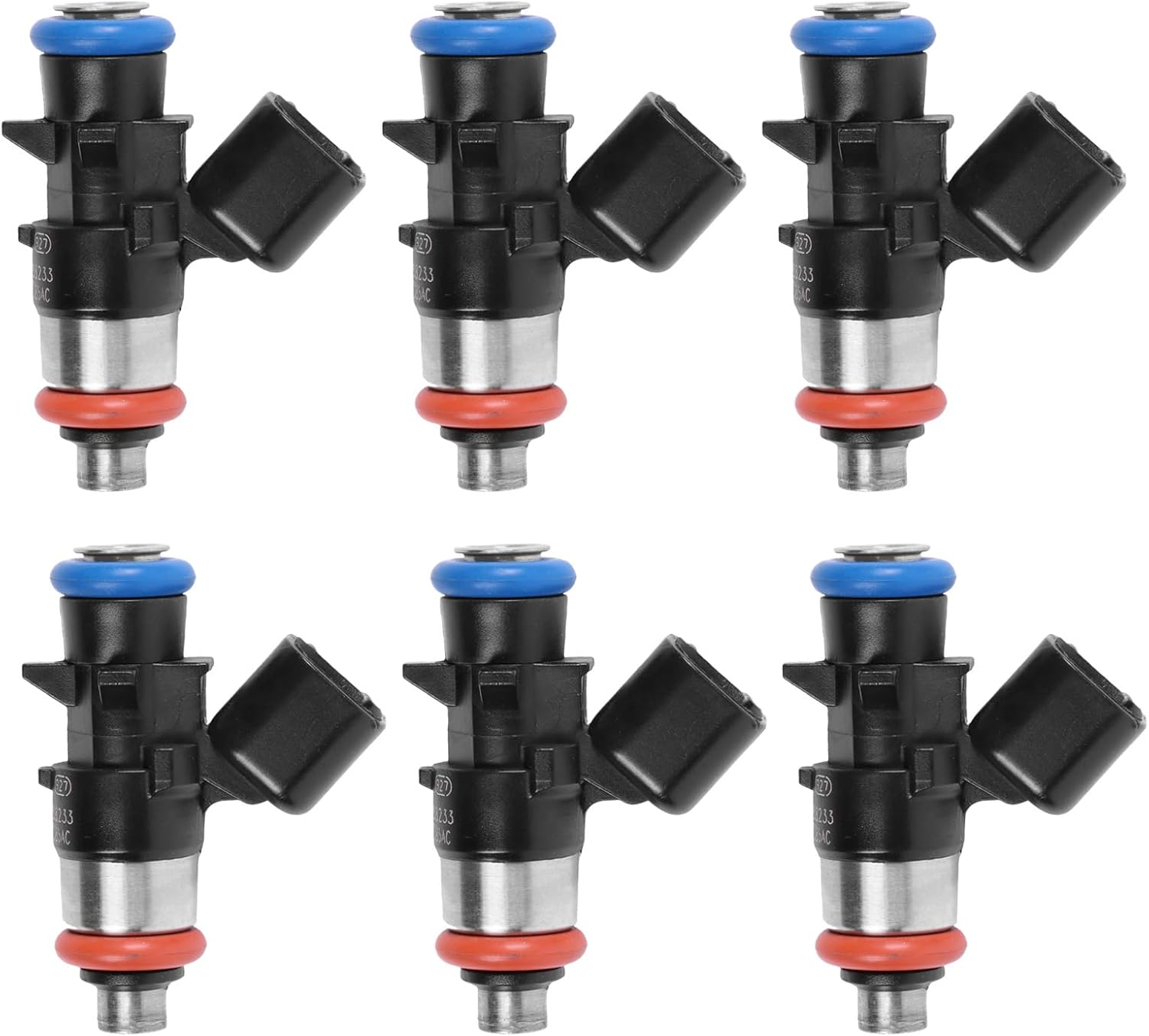 6pcs Fuel Injectors 5184085AC Fit for Chrysler 200 300 Fit for Dodge Challenger Charger Durango Grand Caravan Journey 2011-2017 for Town & Country 2011-2016 for Avenger 3.6L 2011-2014