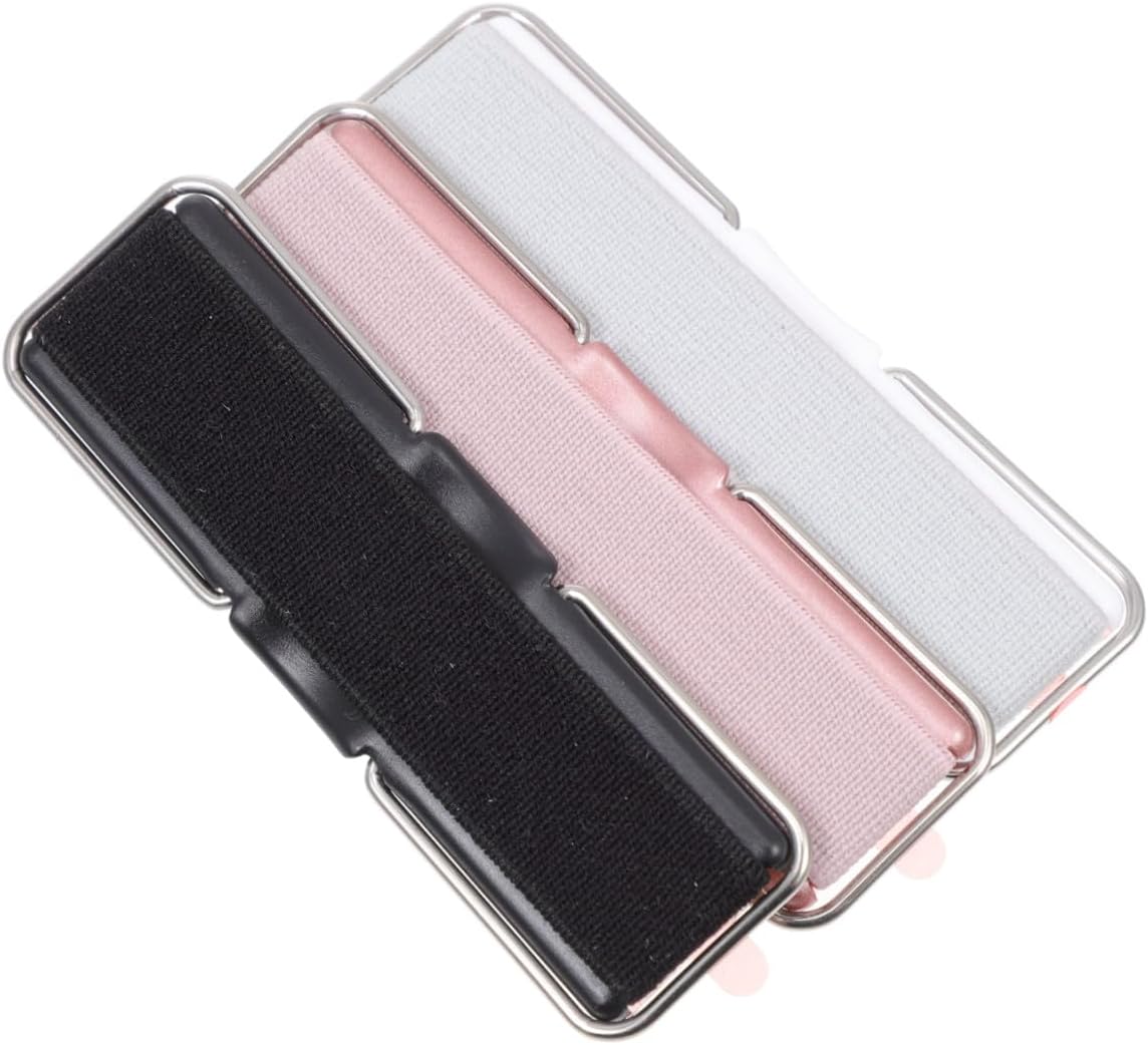 3pcs Non-slip Phone Strap Lanyard Cell Phone Grip Holder Universal Finger Holder for Secure Handheld Use Compatible with Suitable for Daily Carry in Black White and Rose Gold