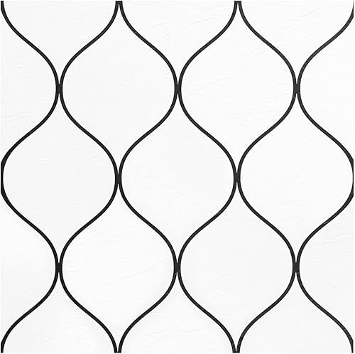 Miniatura 27 de Azulejos de suelo de vinilo autoadhesivos retro de 12 pulgadas, 20 azulejos - 12" x 12", patrón Burch - Despegar y pegar, suelo de bricolaje para