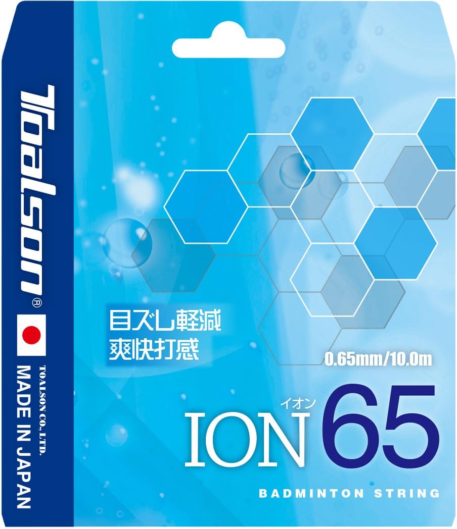 Amazon | トアルソン TOALSON ガット バドミントン用 単張り イオン 65