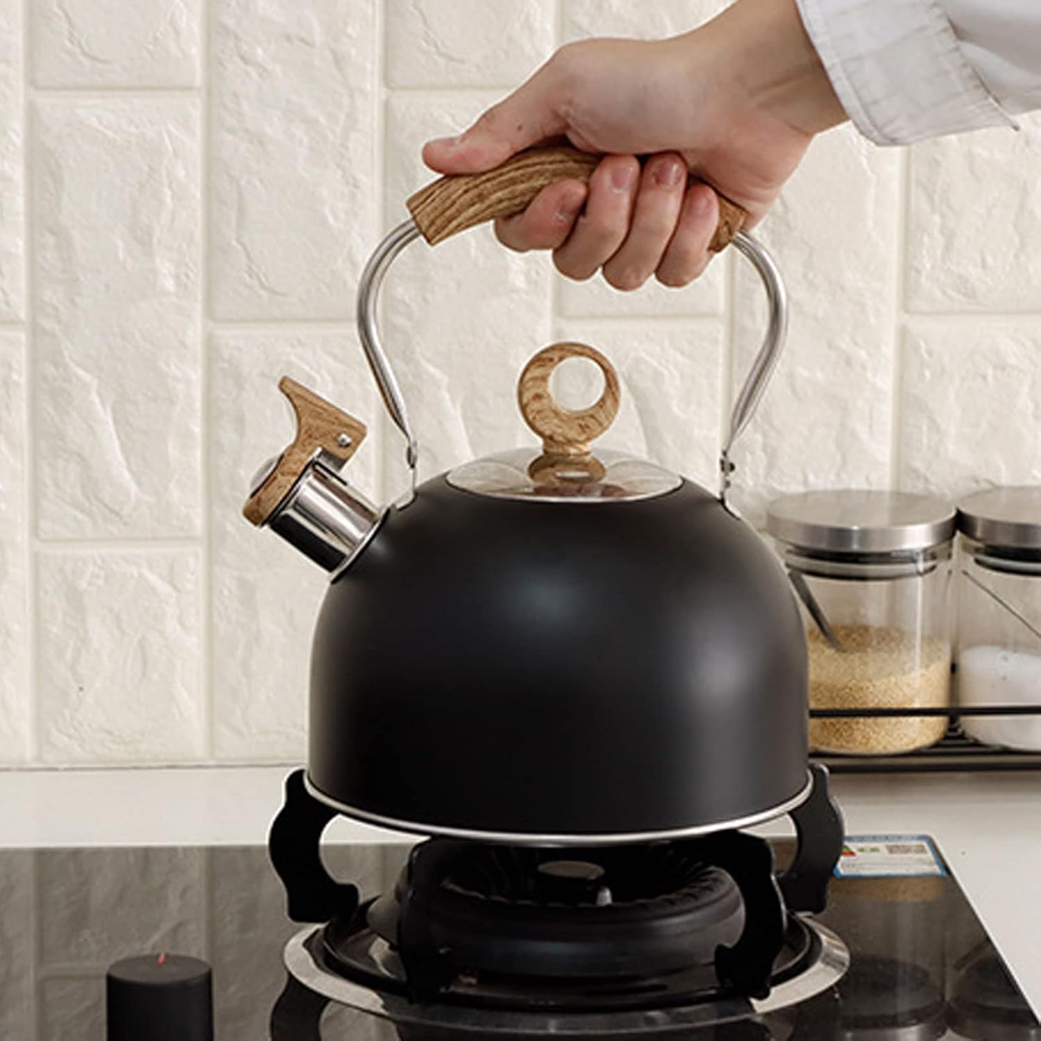 Buy 2.5 Liter Whistling Tea Kettle, Multifunctional Teapot with Handle