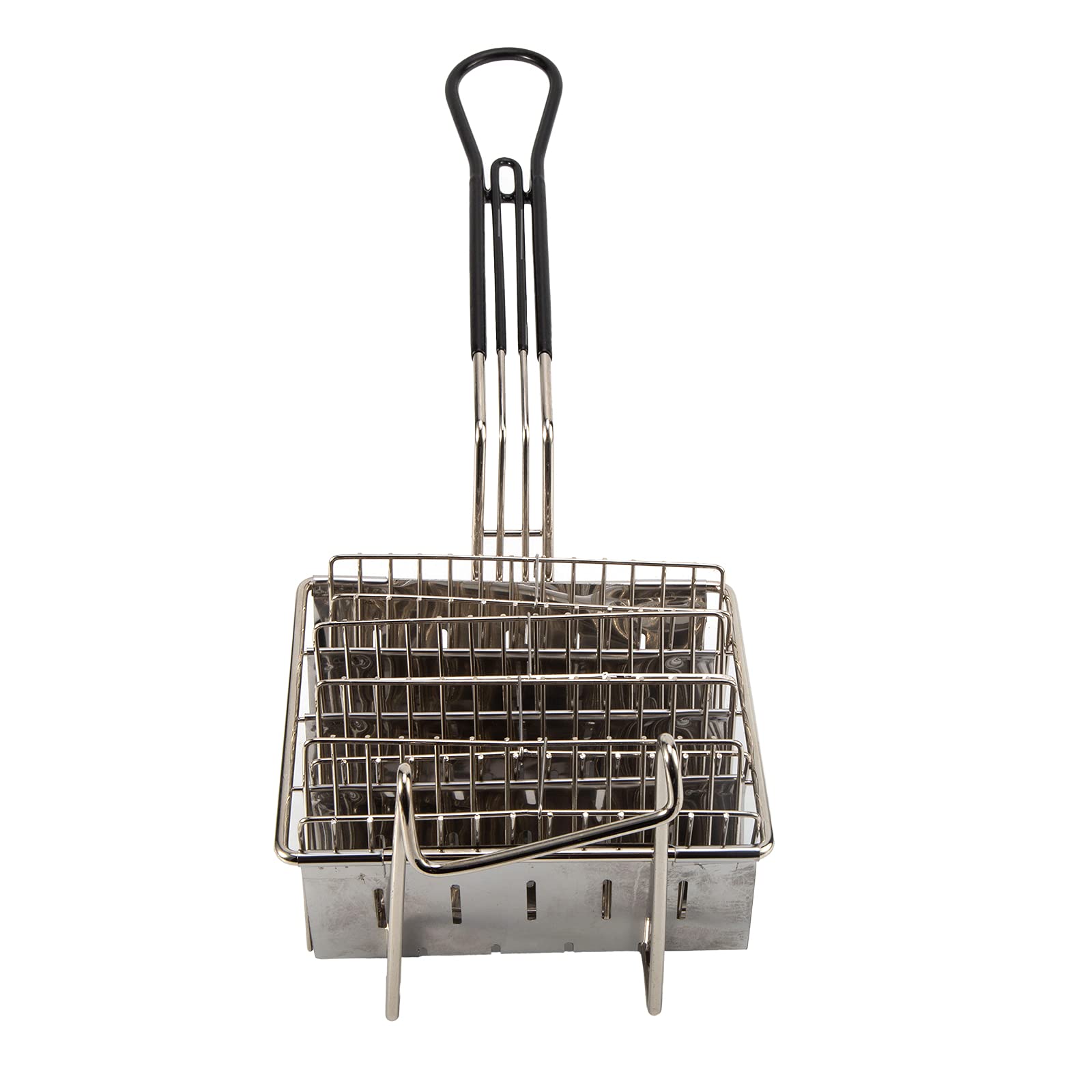 Taco Freidora Cesta de Acero Inoxidable, Soporte para Taco de 4 Tacos con Mango Extraíble | Apto para lavavajillas Taco Schalen Former para tacos perfectos, utensilios de cocina para gastronomía y hogar