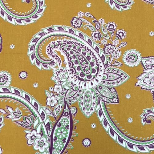 Image of Weave & Decor Super Soft Super Comfortable 144 TC 90x90 inches Printed Cotton Double Bed Bedsheet with Two Pillow Covers