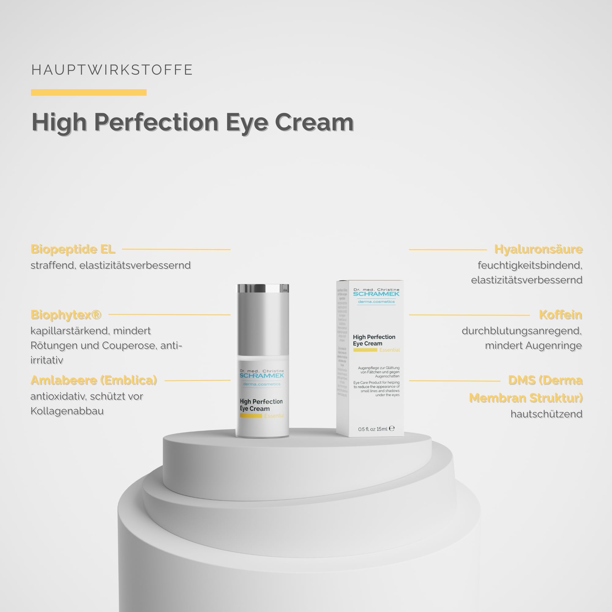 SCHRAMMEK High Perfection Eye Cream, 1 x 15 ml
