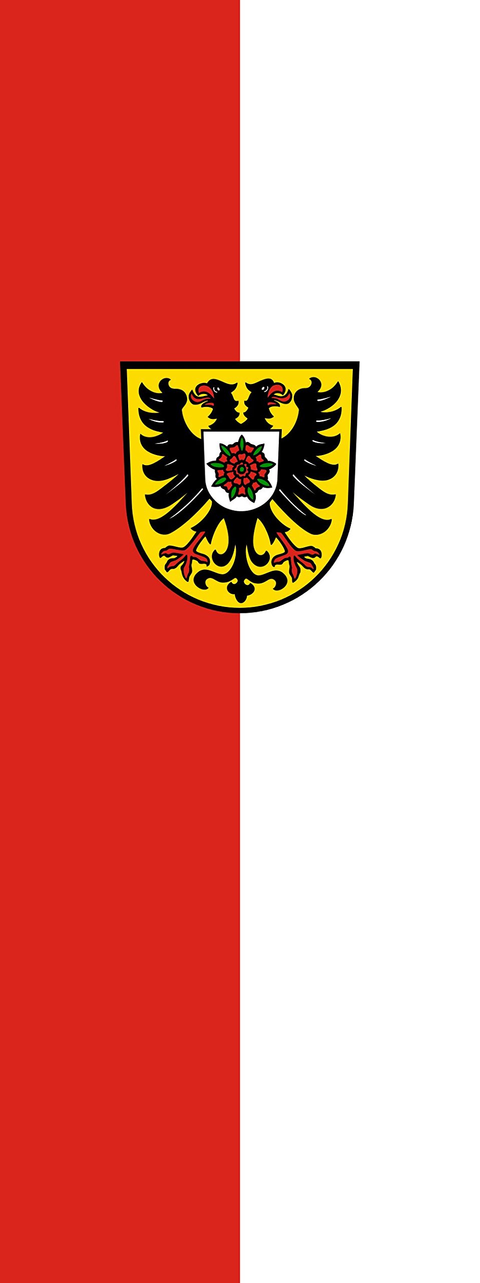 Drapeau Kraichtal portrait 6m² aux finitions renforcées extérieures