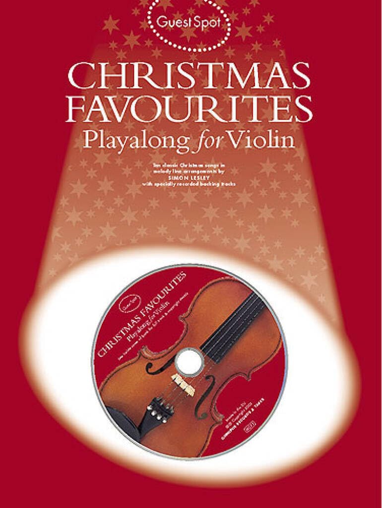 Guest Spot Christmas Favourites Playalong For Violin Vln Book/Cd