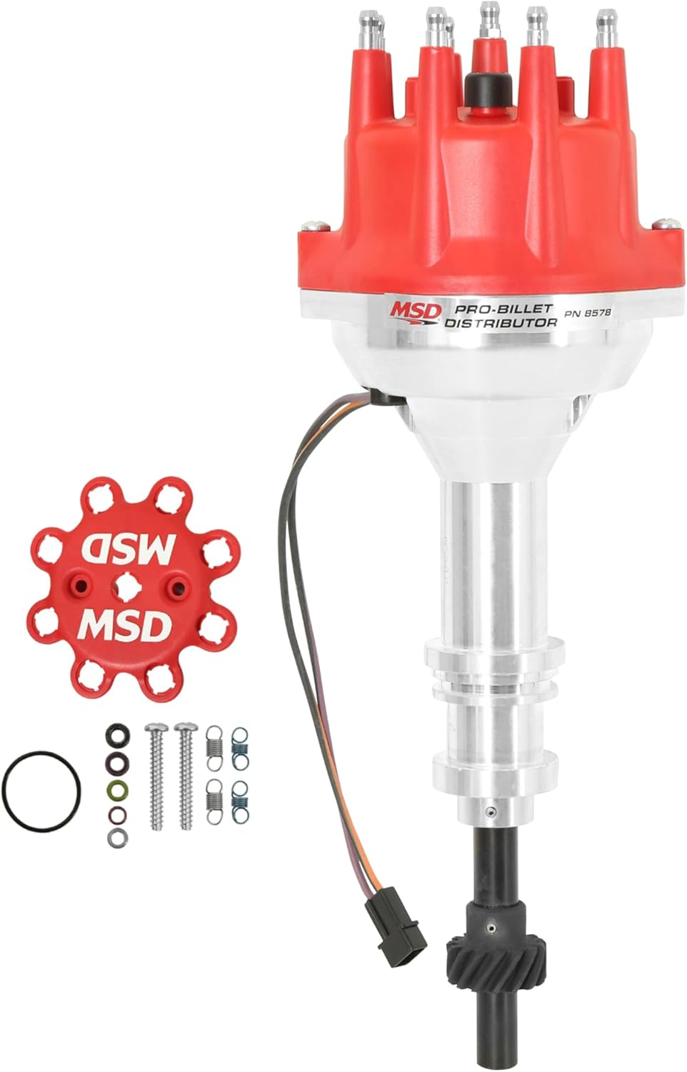 MSD 8578 Small Diameter Pro-Billet Distributor, Iron Gear
