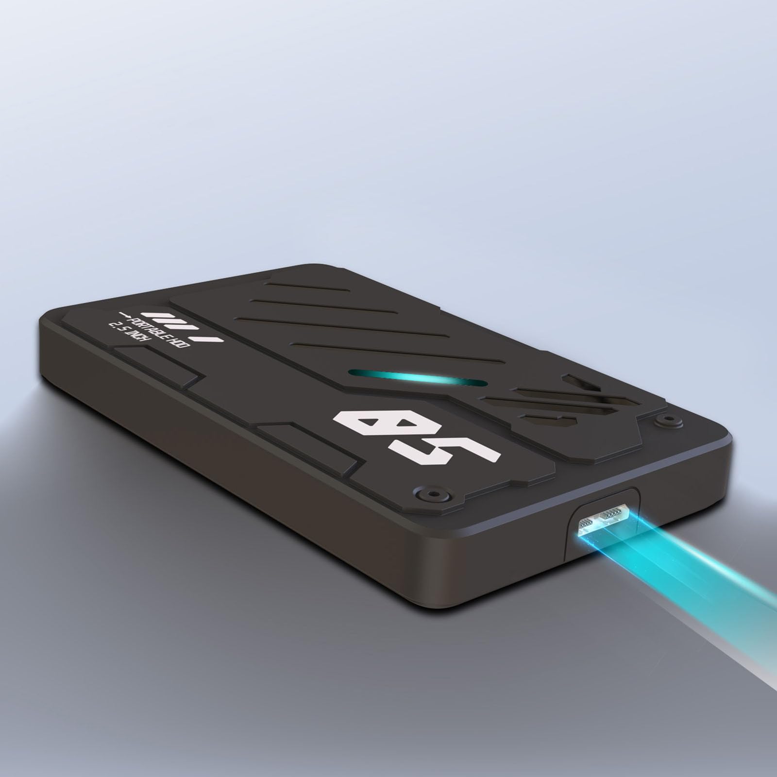 RGB Externe HDD USB 3.0 Typ-C tragbare 2,5 Zoll Speicherplatte 160G-1TB für PC Laptop Gaming Box One