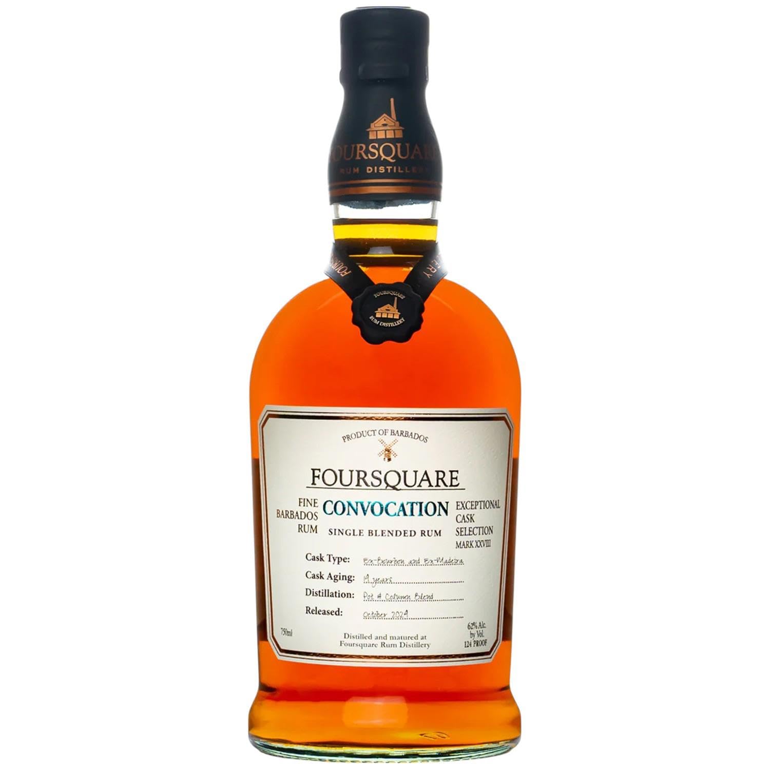 Secret Bottle Shop Foursquare 14 Years Old Convocation Single Blended Rum 62% Vol. 0,7L