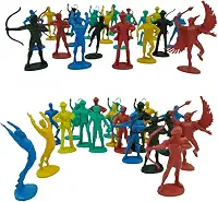 Soldadinhos Heróis Miniatura Bonecos Soldados Brinquedos, Conjunto de 20 Peças, para Festas de Aniversário, Lembrancinhas (Moderno, SOLAPA, 10)