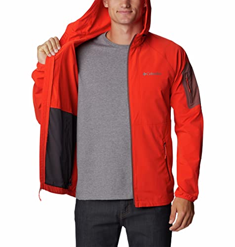 Image of Columbia Men Omni-Shield Tall Heights Hooded Softshell Hiking and Trekking Jacket