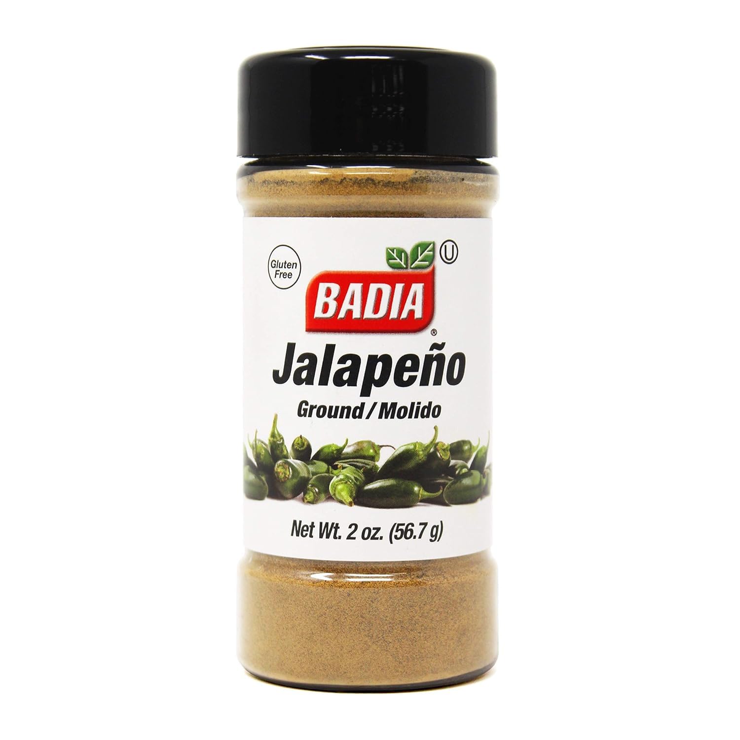 Badia Ground Jalapeno, 2 oz – Green Chili Powder Jalapeño Spice - Zesty Flavor, Medium Heat for Tacos, Meats, Salsa & Chili