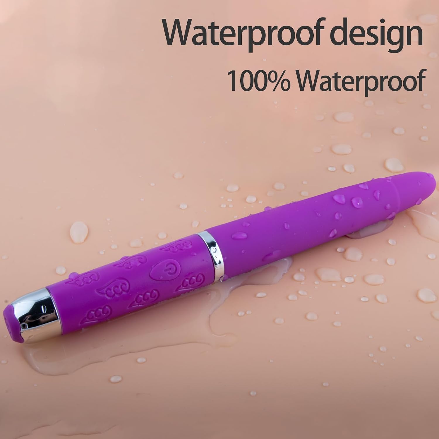 Female Pleasure Massage Pen, Nipple Clitoral Stimulator Vibrator Wand Mini Dildo G-spot Bullet Vibrator,10 Frequency Powerful Vibration，Adult Sex Toys& Games for Women and Couples (Purple)