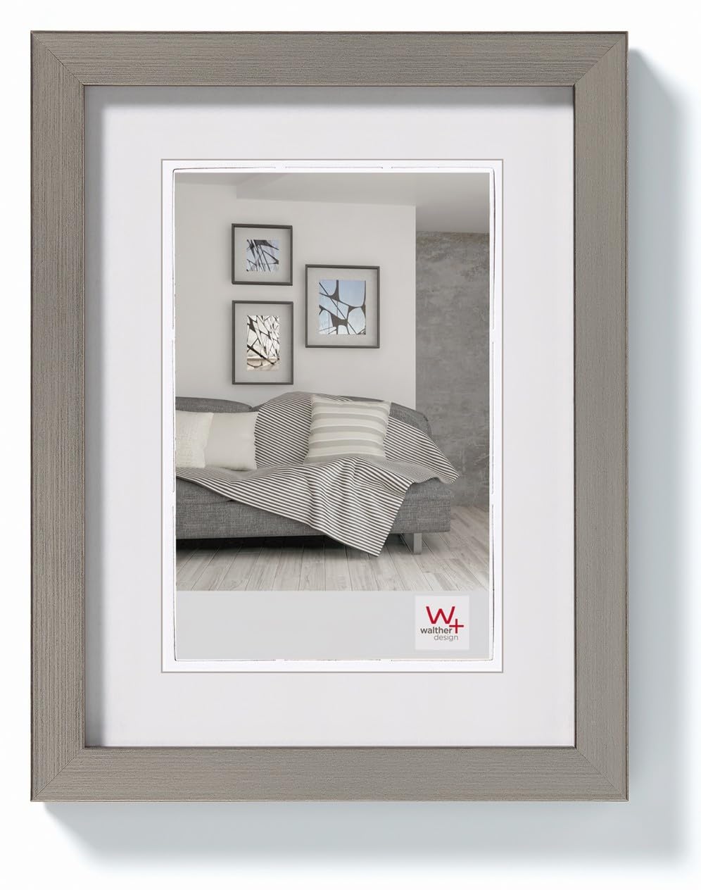 walther design Bilderrahmen stahl 15 x 20 cm Construction Designrahmen JK520D