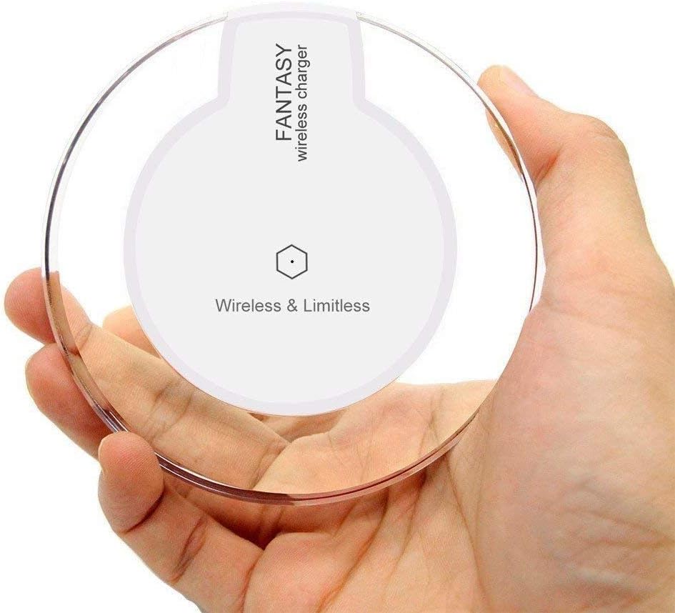 Pithadai Group Wireless Charger Charging Pad for Samsung Note 8, S8/S8 Plus/S7/S7 Edge/S6, Apple iPhone 8/8 Plus, iPhone X, Nexus 7/6/5/4(2013), Nokia Lumia 920, LG Optimus Vu2, and More (White)