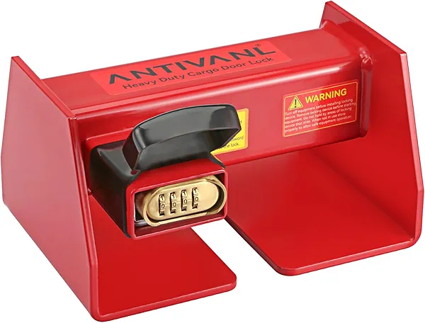 Antivanl Shipping Container Locks Heavy Duty, Maximum Security Semi Trailer Door Lock with High Security Combination Lock, Conex Container Locks for Semi Trailer Door Security