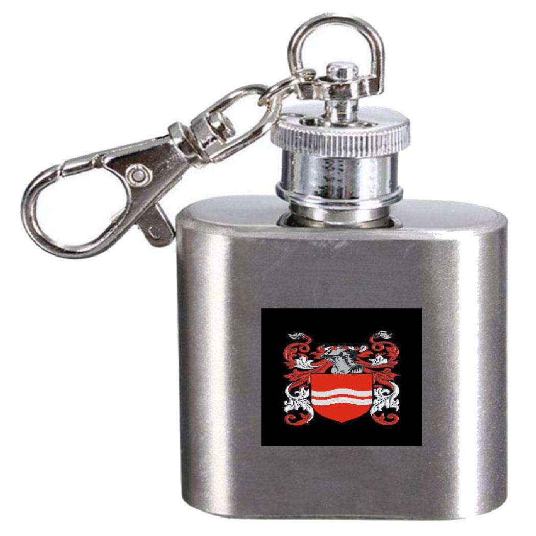 Flasque Macdaniel avec blason familial de 28,3 ml, une idée de cadeau de mariage idéale