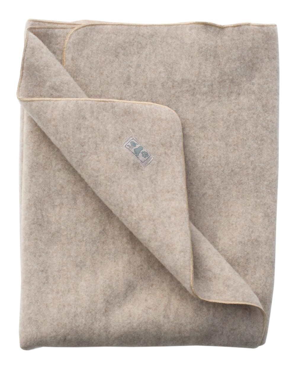 Lilano Natur Sand Warm Baby Blanket Made Of Pure New Wool, Bedspread, Swaddle Blanket, Cuddly Blanket (, 80 X 90 Cm)