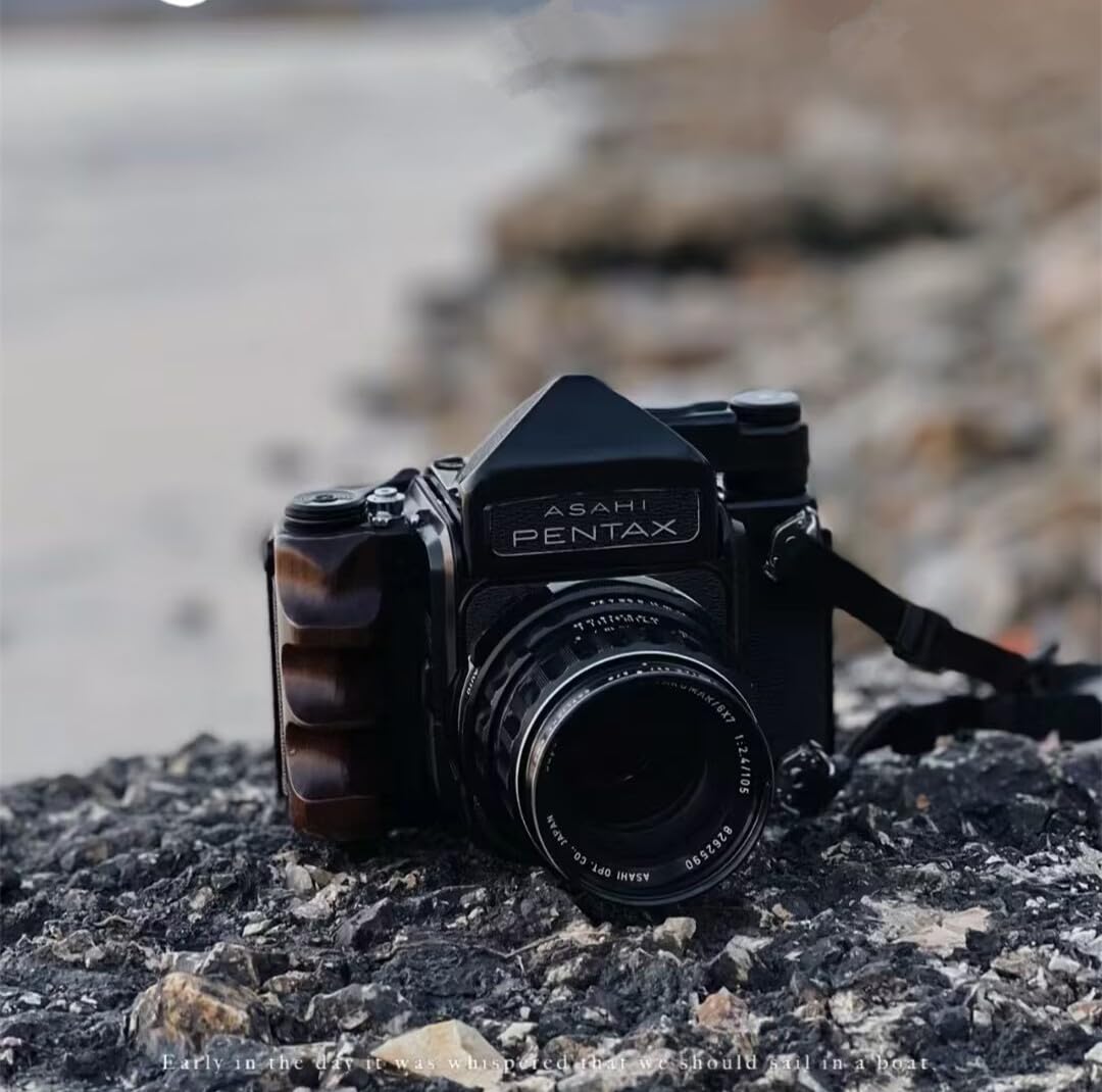 Pentax Wood Grip ペンタックス ウッドグリップ 6x7 67用 Wood Camera Hand Grip For Pentax 67 6X7 6 * 7 Right hand Handle
