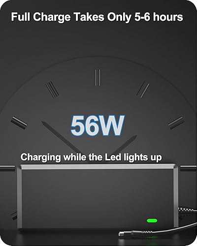 Miniatura 4 de WUKUR Adaptador de corriente de 56 W y 14 V para NOCO GB70 GB150 GB250 GB251+ GB500 GB500+ Genius Boost Ultra Safe Lithium Jump Starters Batería