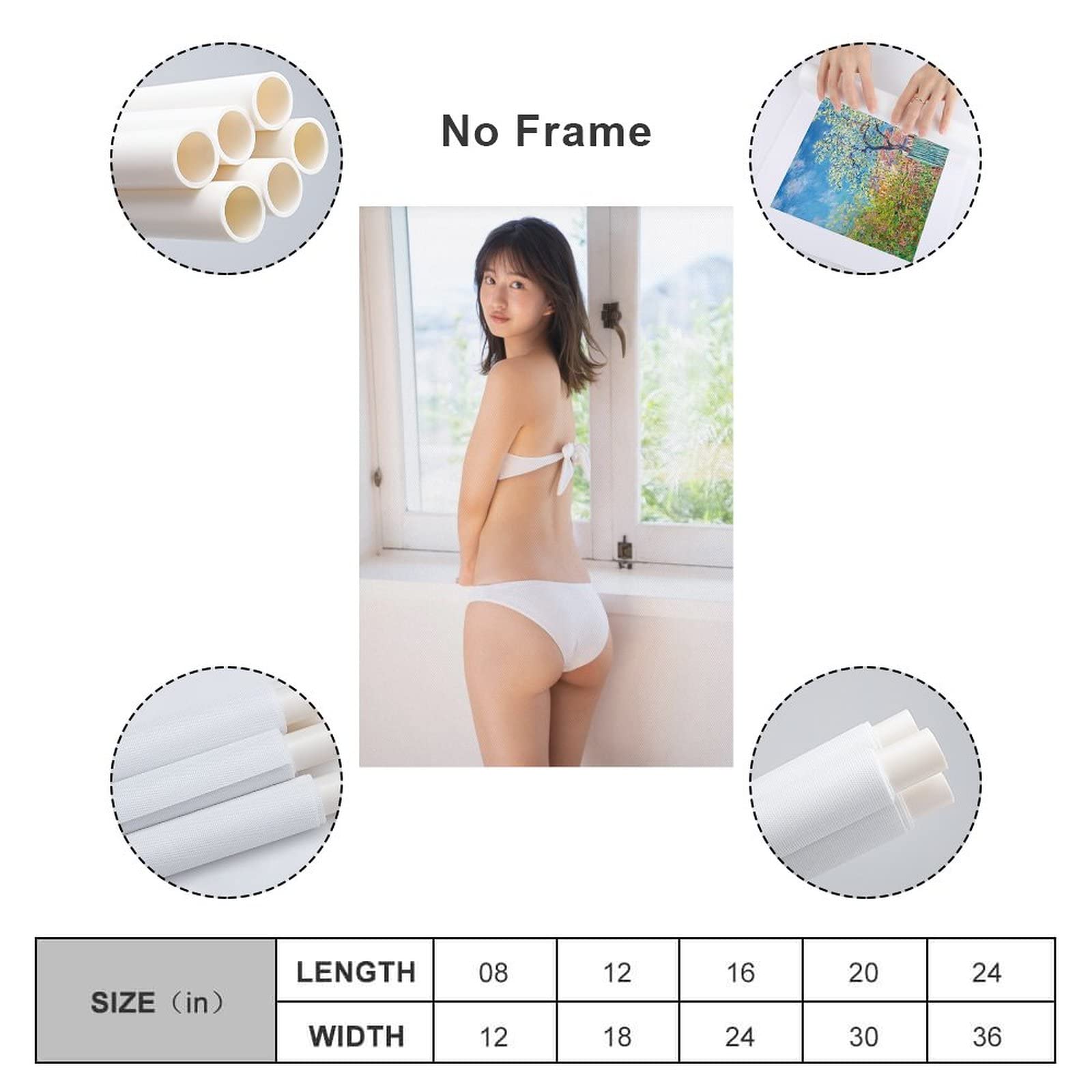 Amazon.co.jp: 斉藤里奈水着セクシー写真アートパネルポスター 絵画