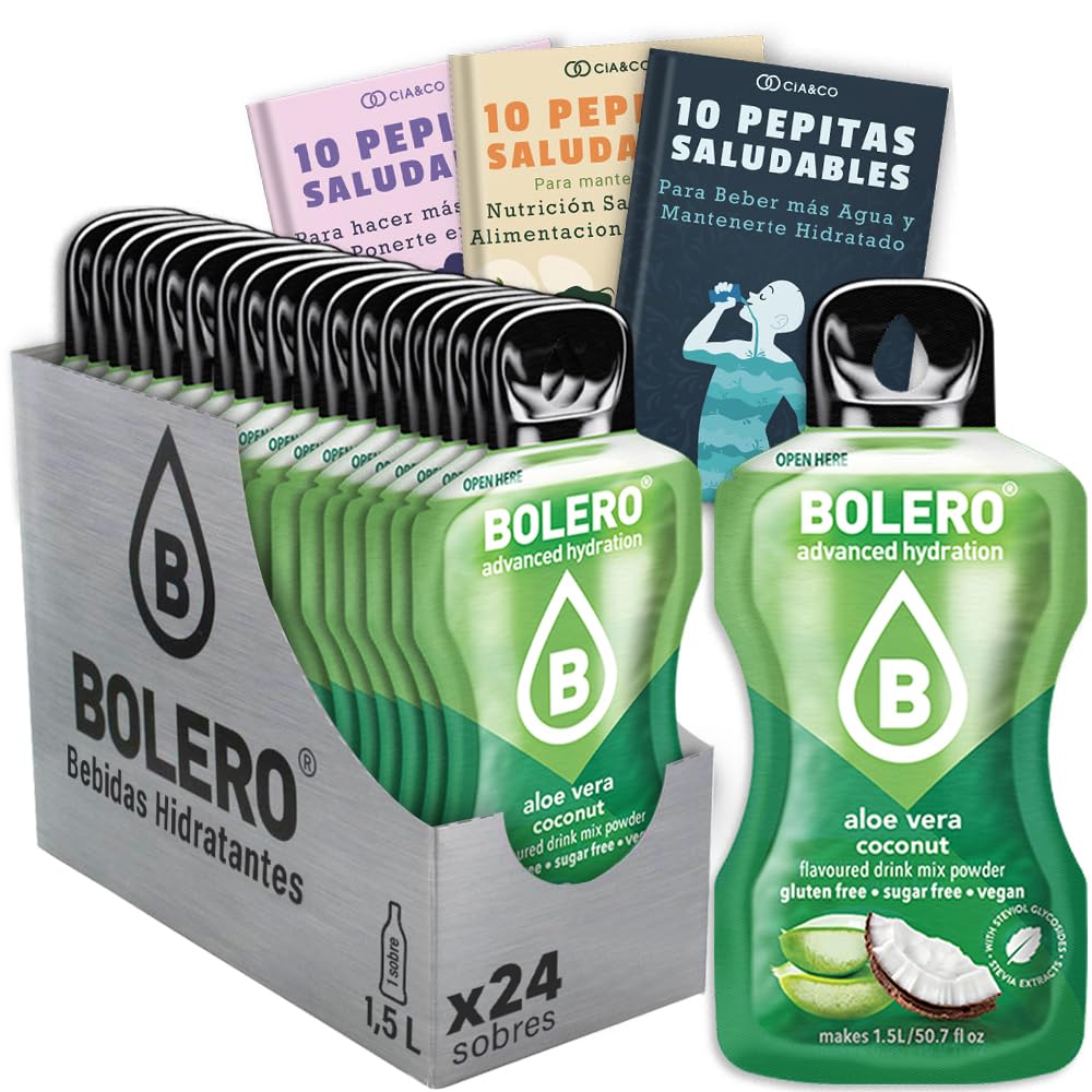 24 x Bebida Bolero COLA Hidratante Sin Azucar (24x9 grs) + 30 Pepitas Saludables para una vida más sana by Cia&Co — view 41