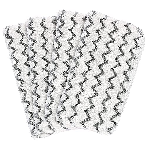 Ehwisbe Paquete de 4 para Trapeador de Vapor S1000 S1000A S1000C S1000WM S10001C Lavable para Reemplazo de Almohadillas de Trapeador de Vapor