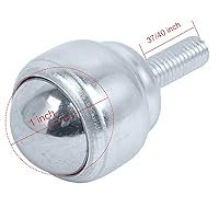 Vista 6 de Transportador de transmisión de rodamientos de bolas para silla de ruedas, bola de rodillo de rotación universal de 1 pulgada para mesa de unidad